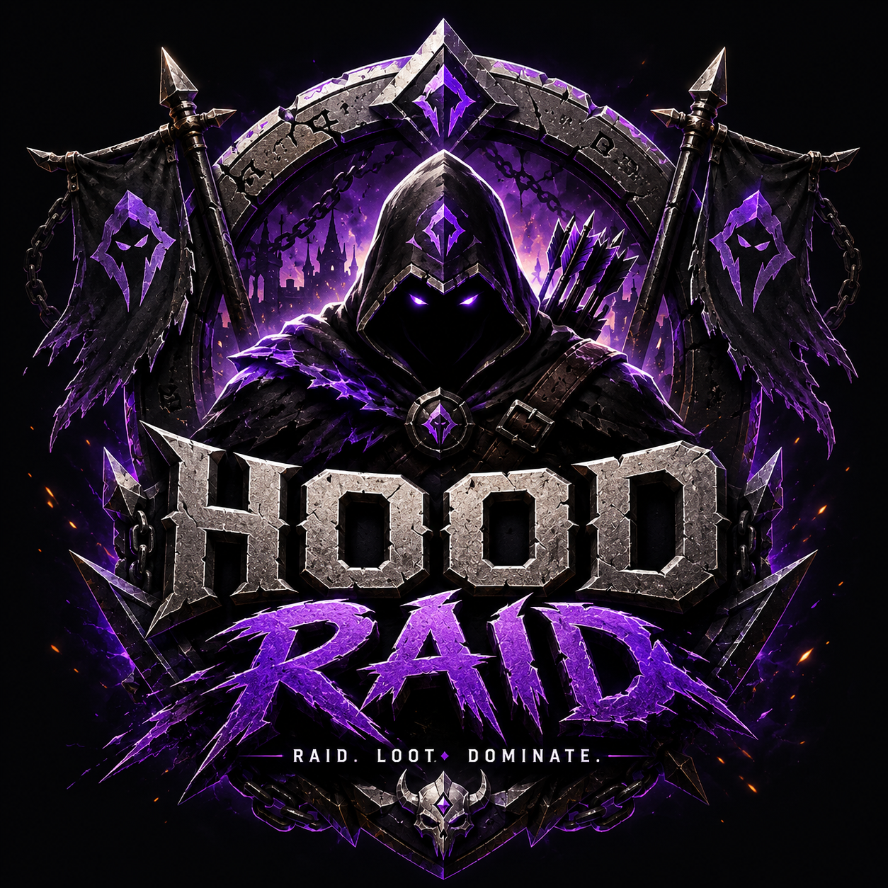 HoodRaid logo